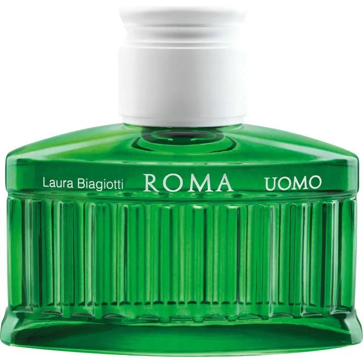 Laura Biagiotti Roma Uomo Green Swing parfüm şişesi