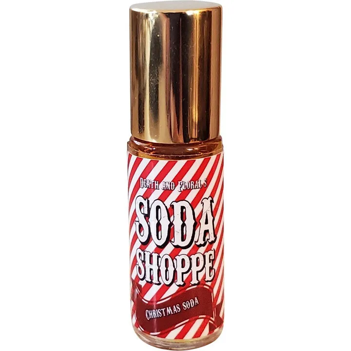Death and Floral Christmas Soda perfume bottle