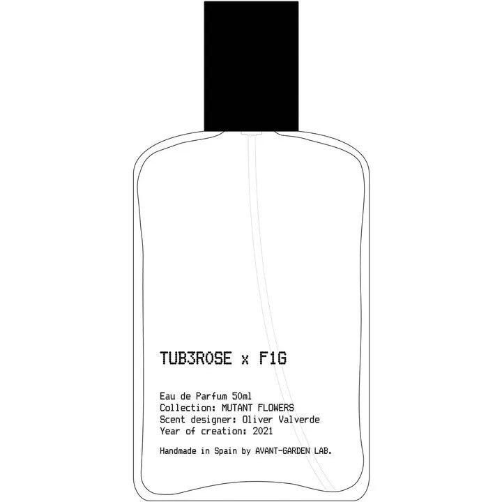 Avant-Garden Lab TUB3R0SE x F1G parfüm şişesi