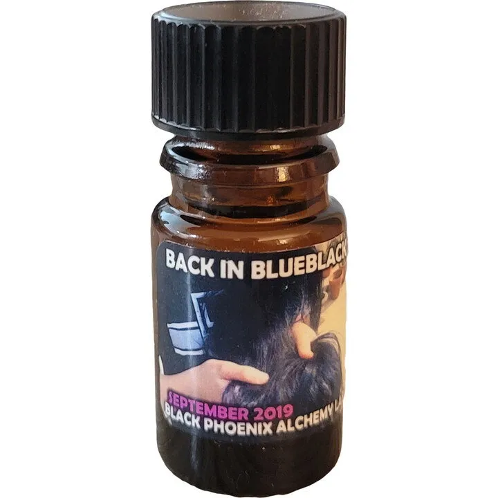 Black Phoenix Alchemy Lab Back in Blueblack perfume bottle