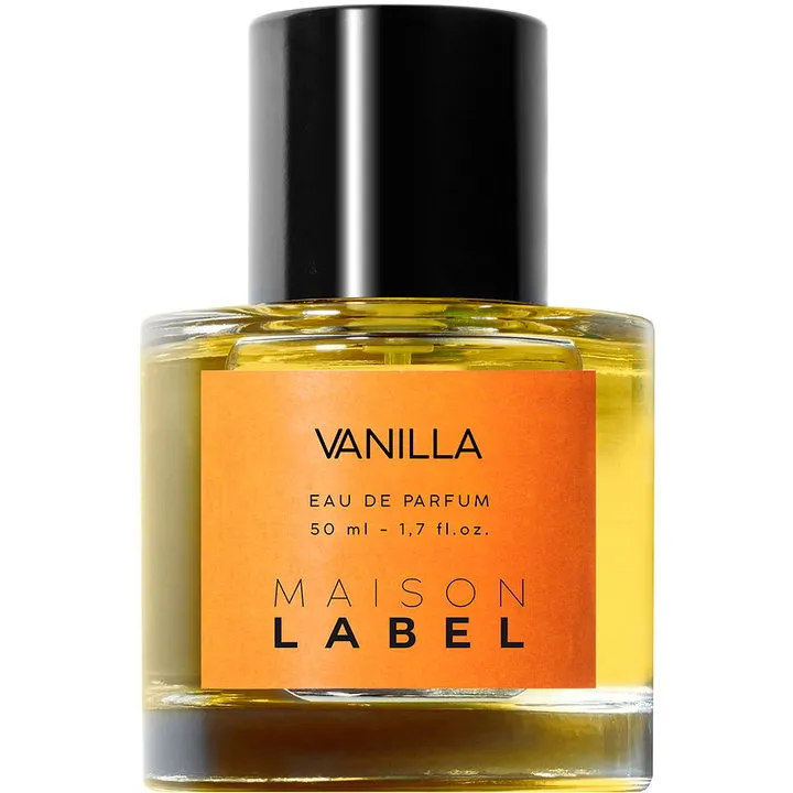 Label Vanilla parfüm şişesi