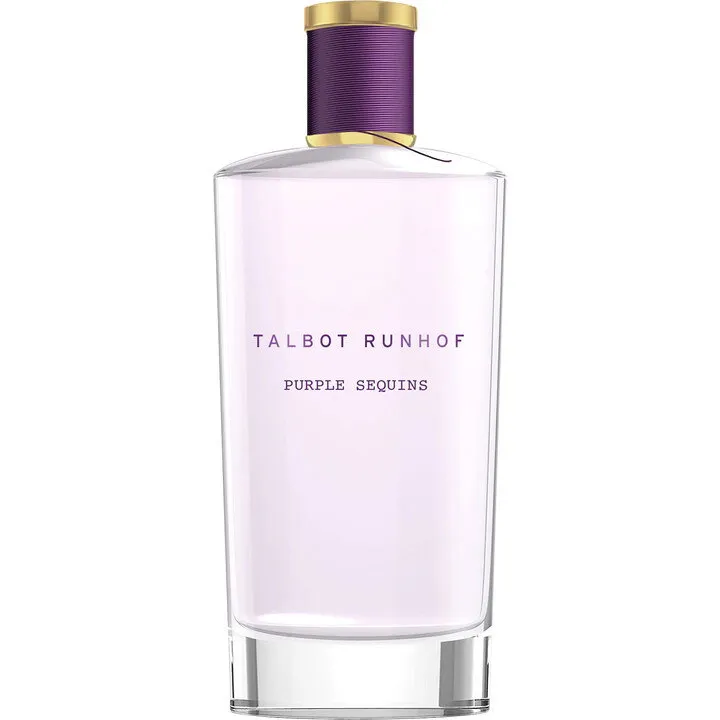 Talbot Runhof Purple Sequins perfume bottle