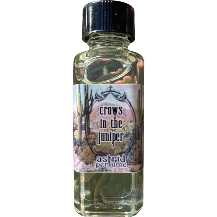 Astrid Perfume Crows in the Juniper perfume bottle