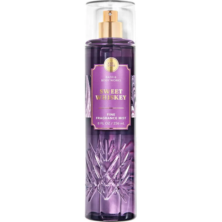 Bath & Body Works Sweet Whiskey perfume bottle