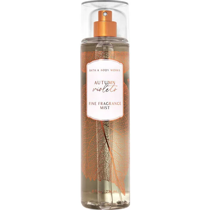 Bath & Body Works Autumn Violets perfume bottle