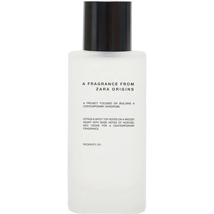 Zara A Fragrance from Zara Origins perfume bottle