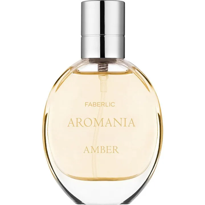 Faberlic Aromania Amber perfume bottle