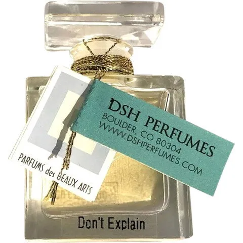 DSH Perfumes Don't Explain parfüm şişesi