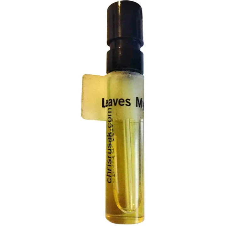Chris Rusak Leaves My Body perfume bottle