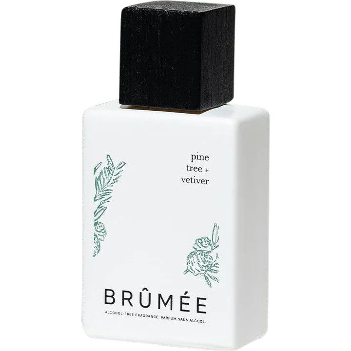 Brûmée Pine Tree + Vetiver perfume bottle