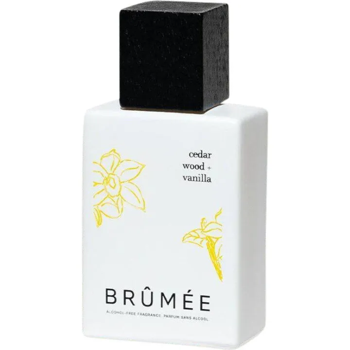 Brûmée Cedar Wood + Vanilla perfume bottle