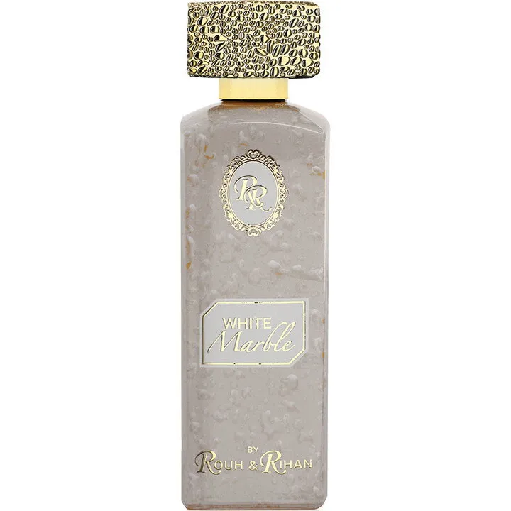 Rouh & Rihan White Marble perfume bottle
