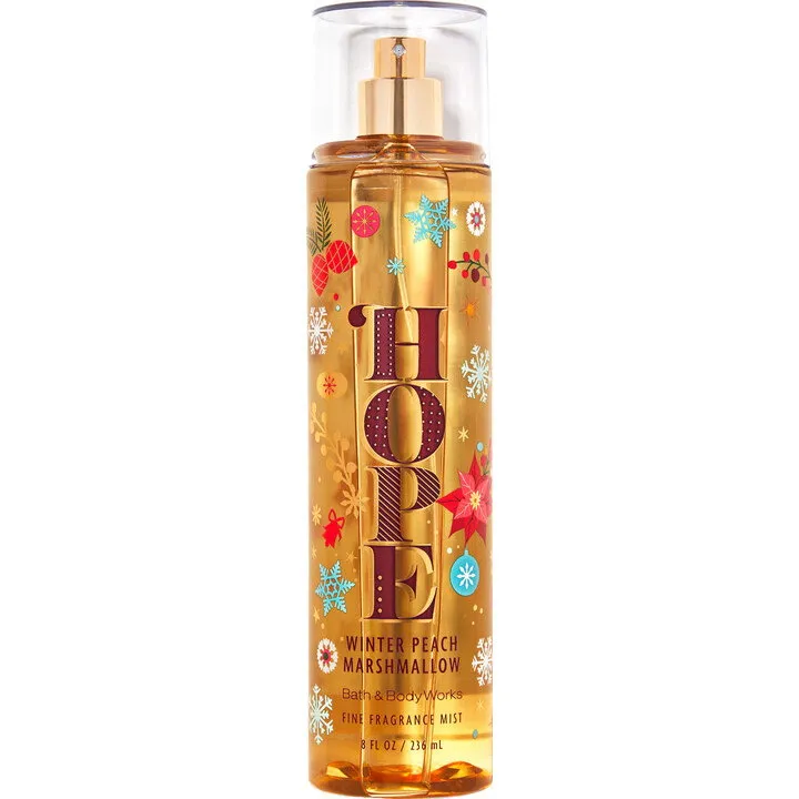 Bath & Body Works Winter Peach Marshmallow parfüm şişesi