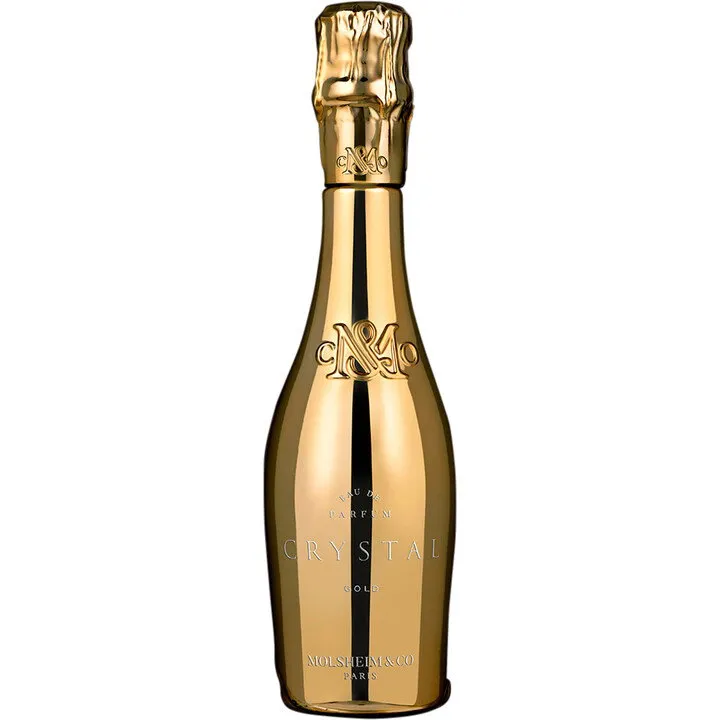 Molsheim & Co Crystal Gold parfüm şişesi