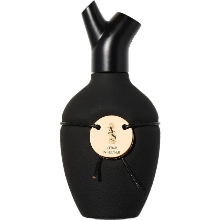 Scents of Wood Cedar in Flower perfume bottle