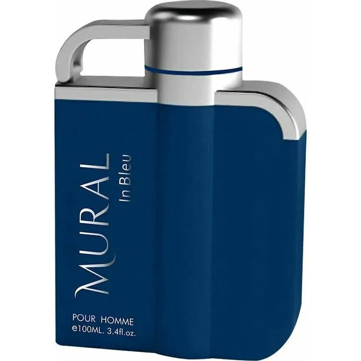 Mural de Ruitz Mural in Bleu perfume bottle