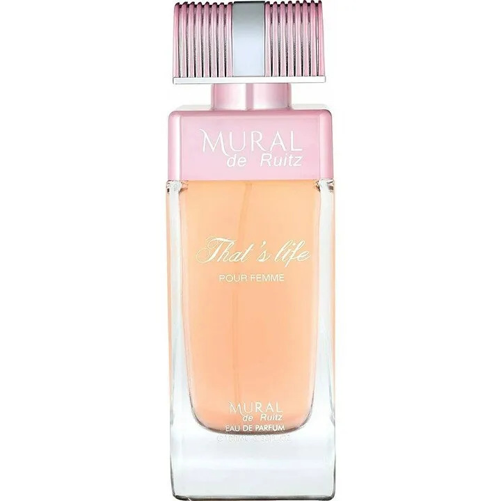 Mural de Ruitz That's Life perfume bottle