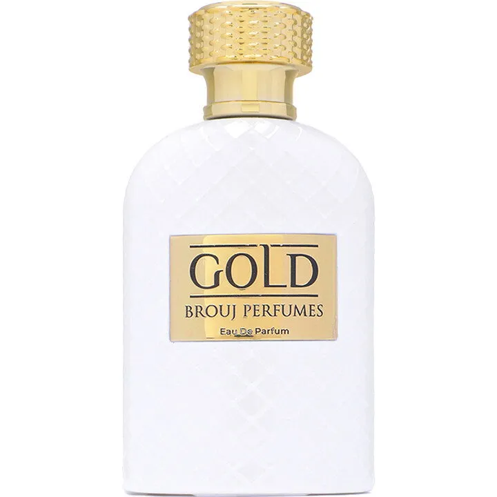 Brouj Perfumes Gold perfume bottle