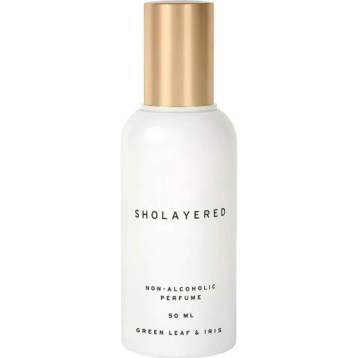 Sholayered Green Leaf & Iris perfume bottle