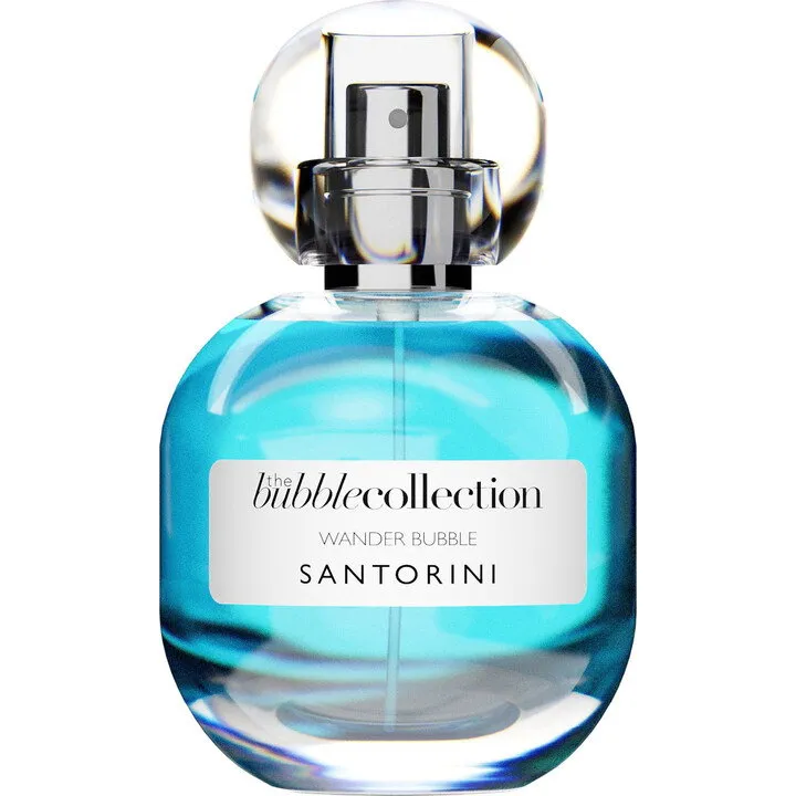 The Bubble Collection Santorini perfume bottle