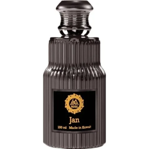 M Rose Jan perfume bottle