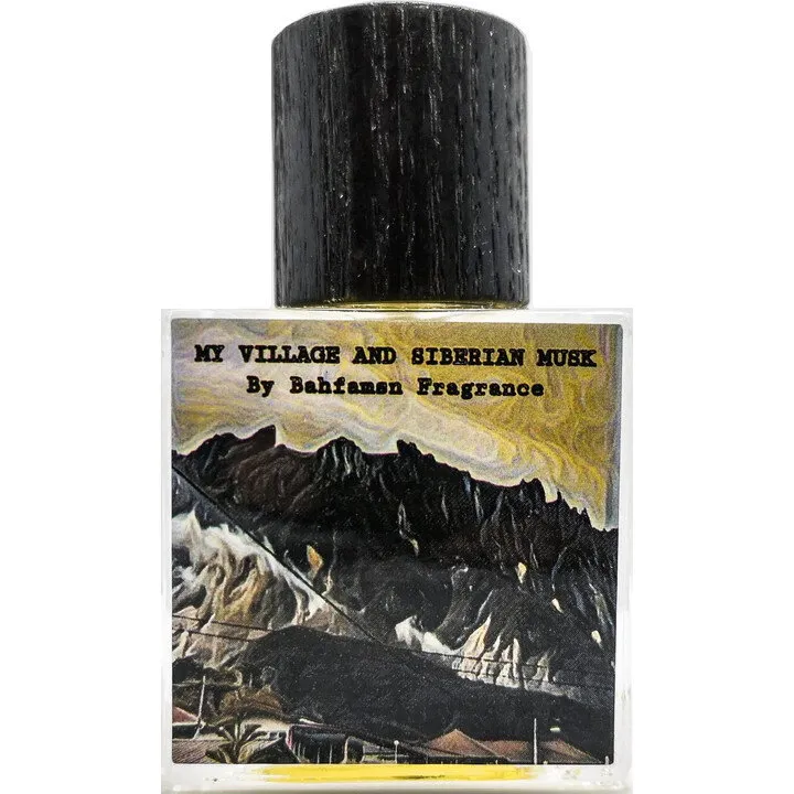 Bahfamsn Fragrance My Village and Siberian Musk perfume bottle