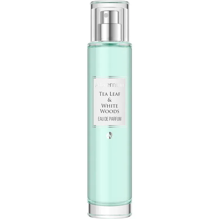 Allvernum Tea Leaf & White Woods perfume bottle
