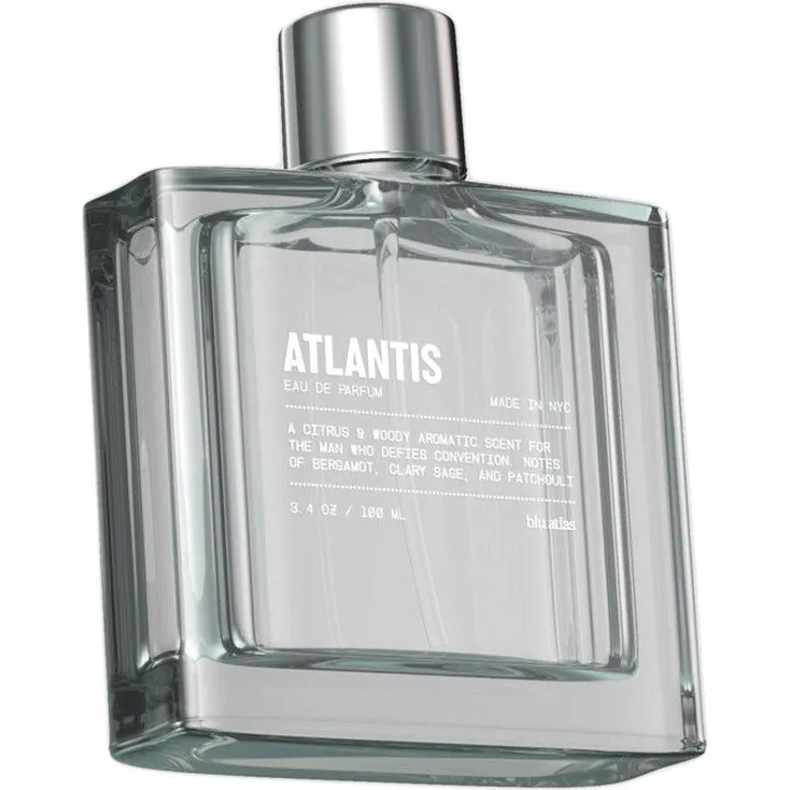 blu atlas Atlantis perfume bottle