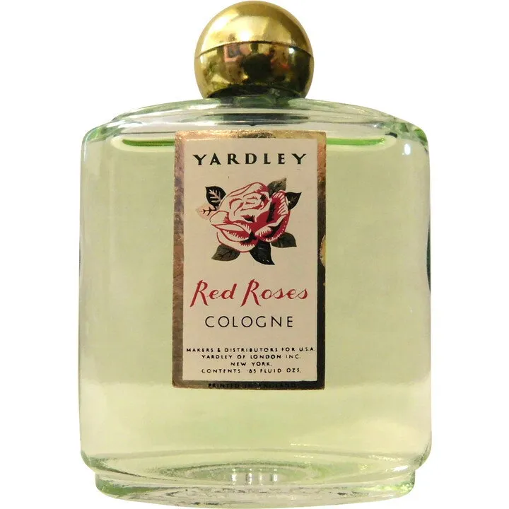 Yardley Red Roses perfume bottle