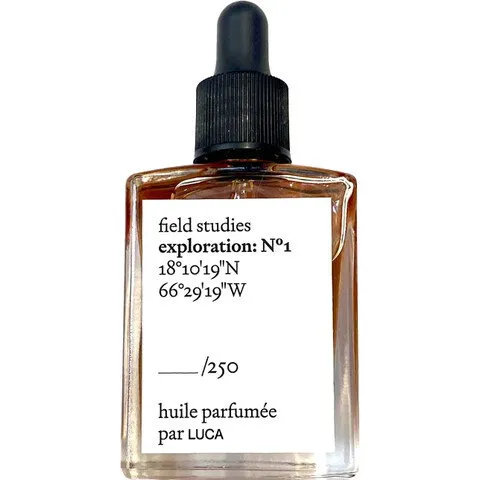 LUCA Field Studies - Exploration: N°1 18°10’19”N 66°29’19”W perfume bottle