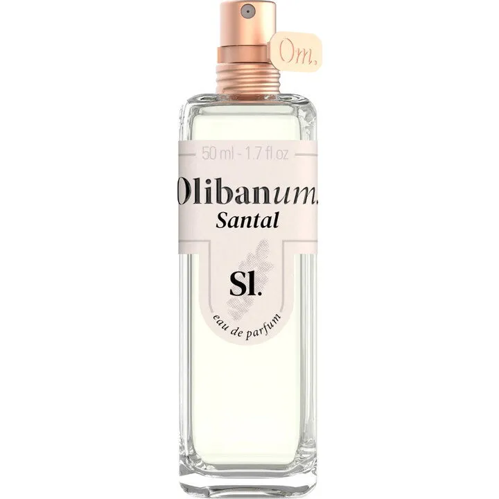 Olibanum. Santal perfume bottle