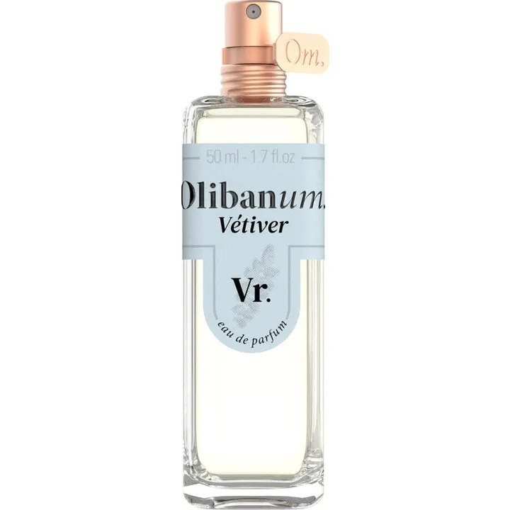 Olibanum. Vétiver perfume bottle