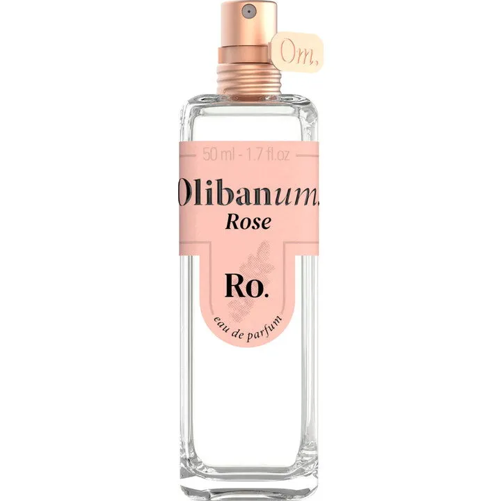 Olibanum. Rose perfume bottle