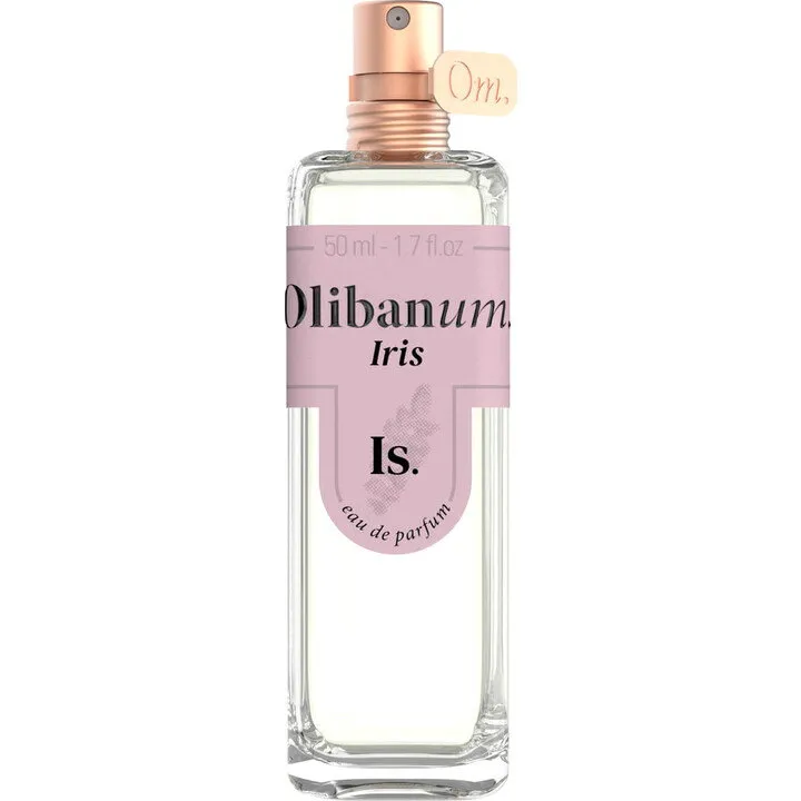 Olibanum. Iris perfume bottle