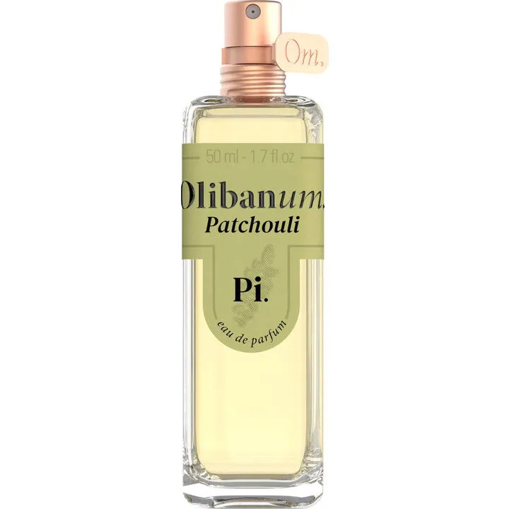 Olibanum. Patchouli perfume bottle