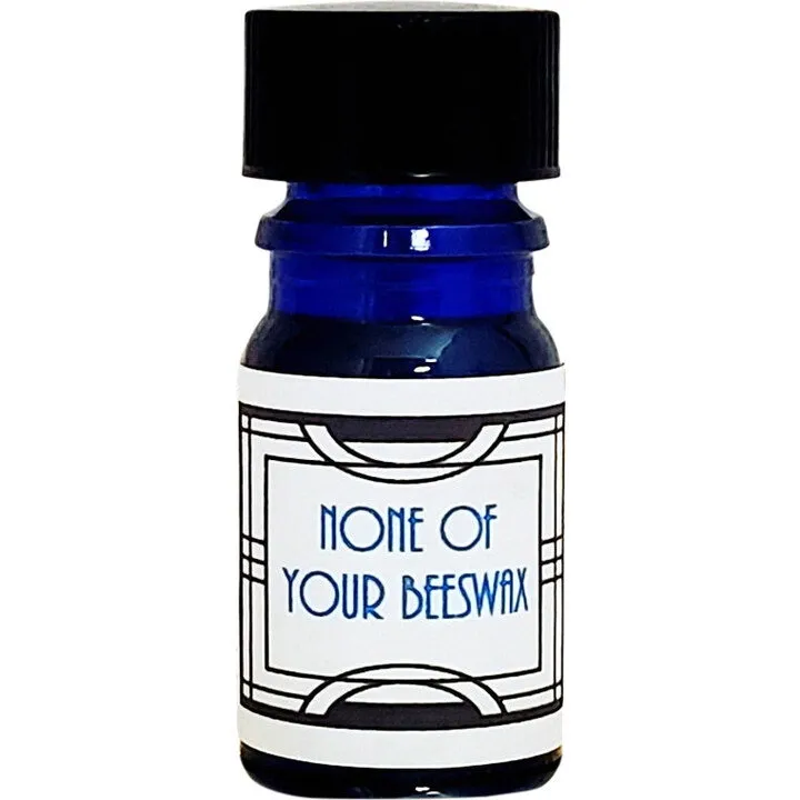 Nui Cobalt Designs None of Your Beeswax perfume bottle