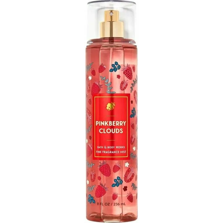 Bath & Body Works Pinkberry Clouds perfume bottle