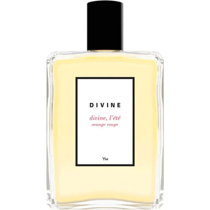 Divine, l'été orange rouge parfüm şişesi