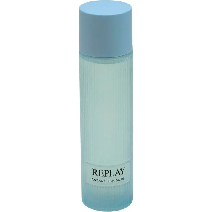 Replay Antarctica Blue perfume bottle