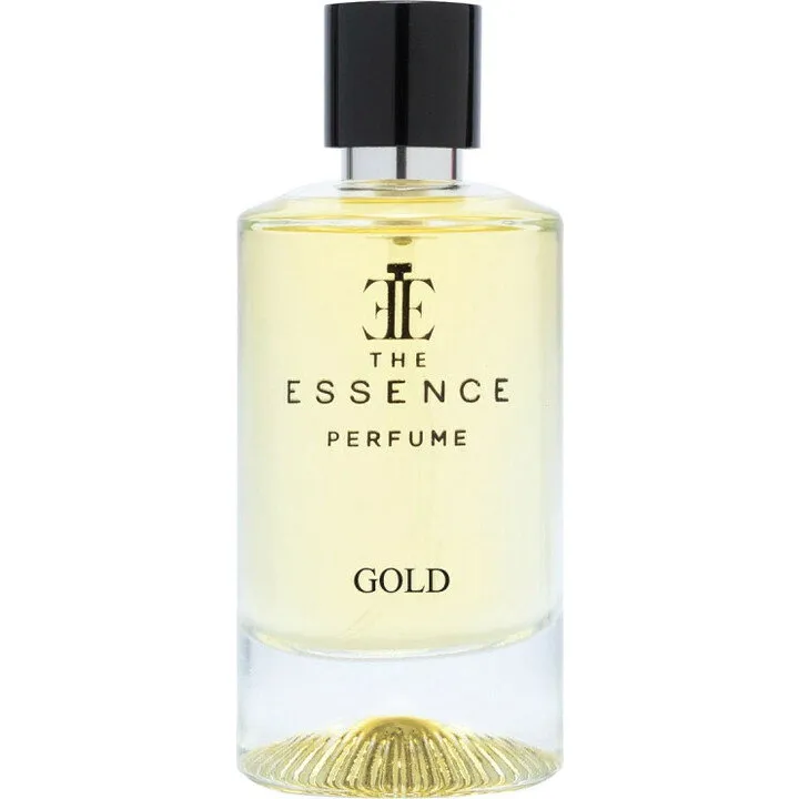 The Essence Perfume Gold perfume bottle