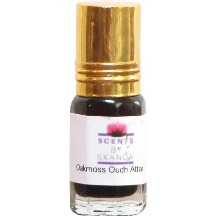 Scents by Skanda Oakmoss Oudh Attar perfume bottle