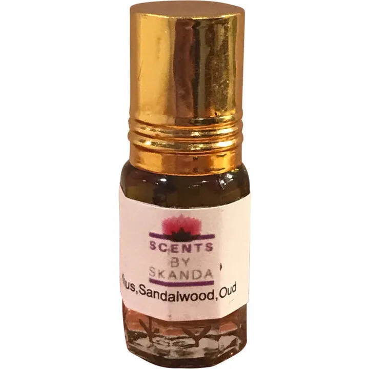 Scents by Skanda Ruh Khus, Sandalwood, Oud perfume bottle