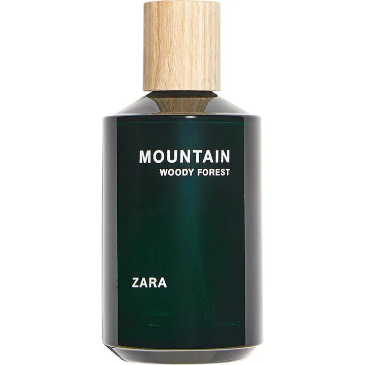 Zara Mountain Woody Forest perfume bottle