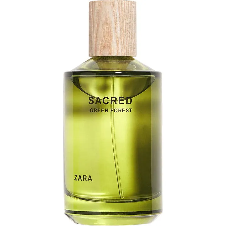 Zara Sacred Green Forest perfume bottle