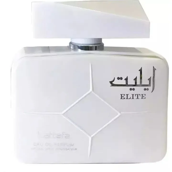 Lattafa Elite Just White parfüm şişesi