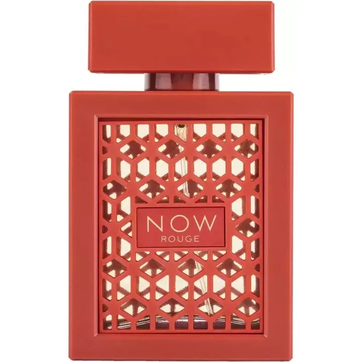 Rave Now Rouge perfume bottle