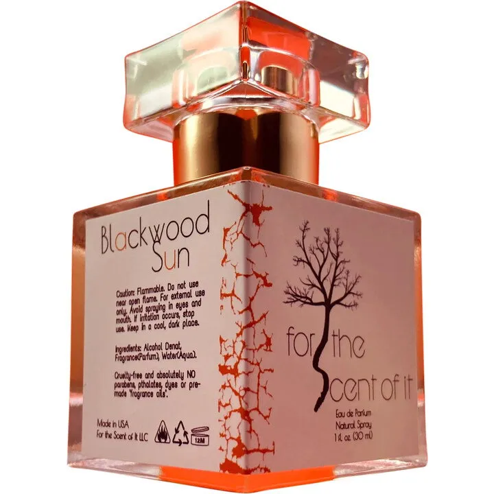 For The Scent Of It Blackwood Sun parfüm şişesi