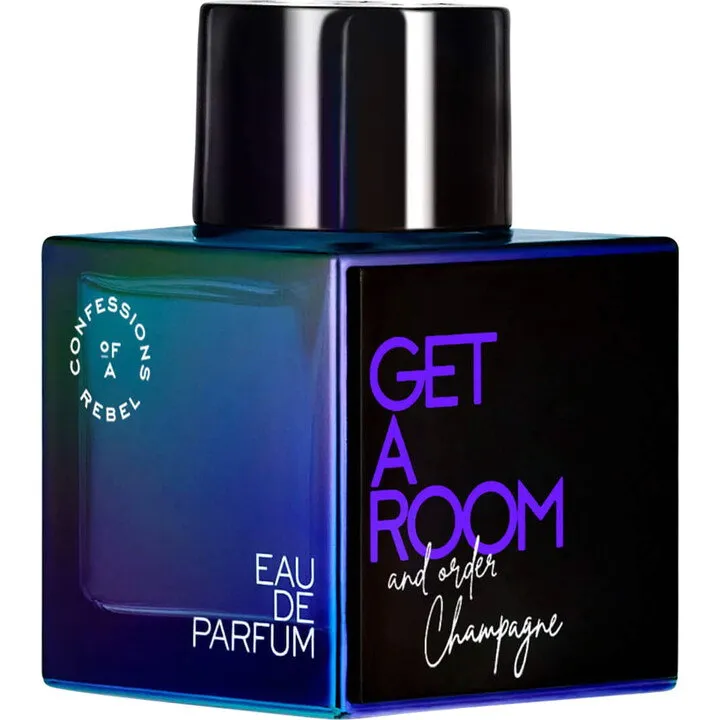 Confessions of a Rebel Get A Room And Order Champagne perfume bottle
