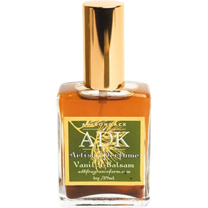 Adirondack Fragrance & Flavor Farm Vanilla & Balsam perfume bottle
