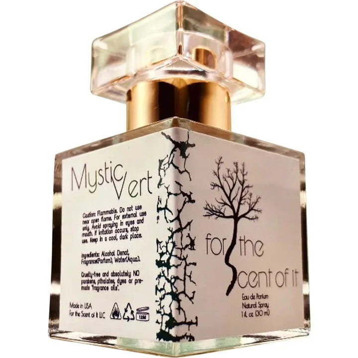 For The Scent Of It Mystic Vert parfüm şişesi